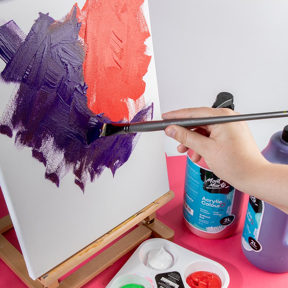 Mont Marte Acrylic Colour Paint Signature 2L 67 6 Us Fl Oz Bottle Light Green