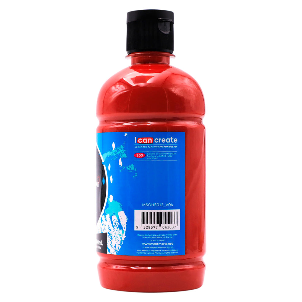 Mont Marte Acrylic Colour Signature 500Ml 16 9 Us Fl Oz Crimson