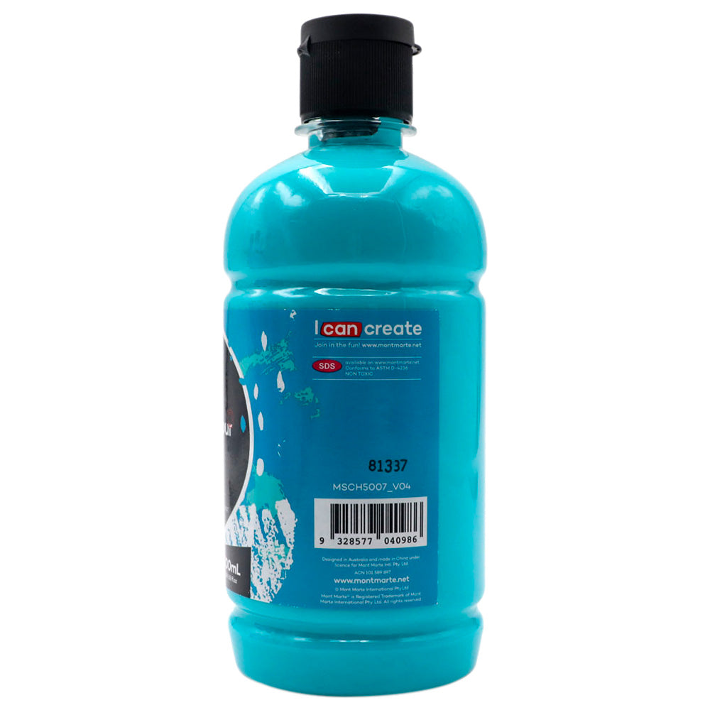 Mont Marte Acrylic Colour Signature 500Ml 16 9 Us Fl Oz Turquoise