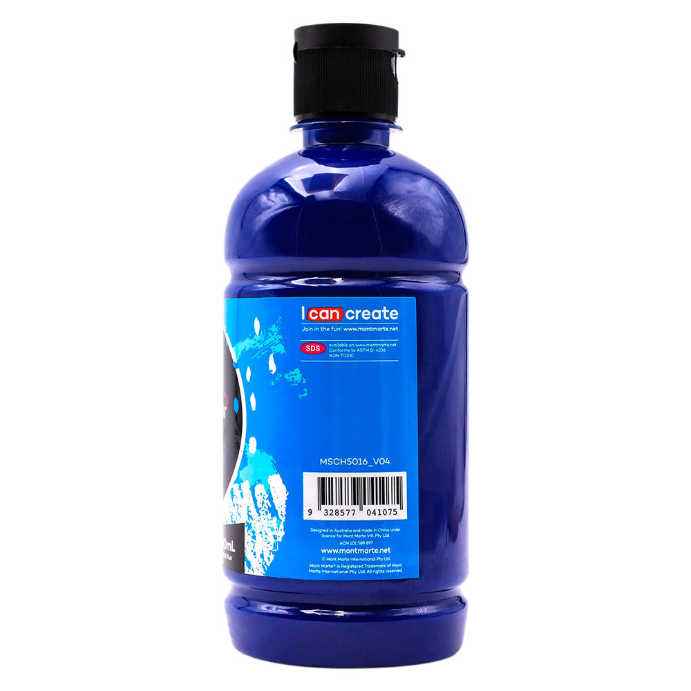 Mont Marte Acrylic Colour Signature 500Ml 16 9 Us Fl Oz Phthalo Blue