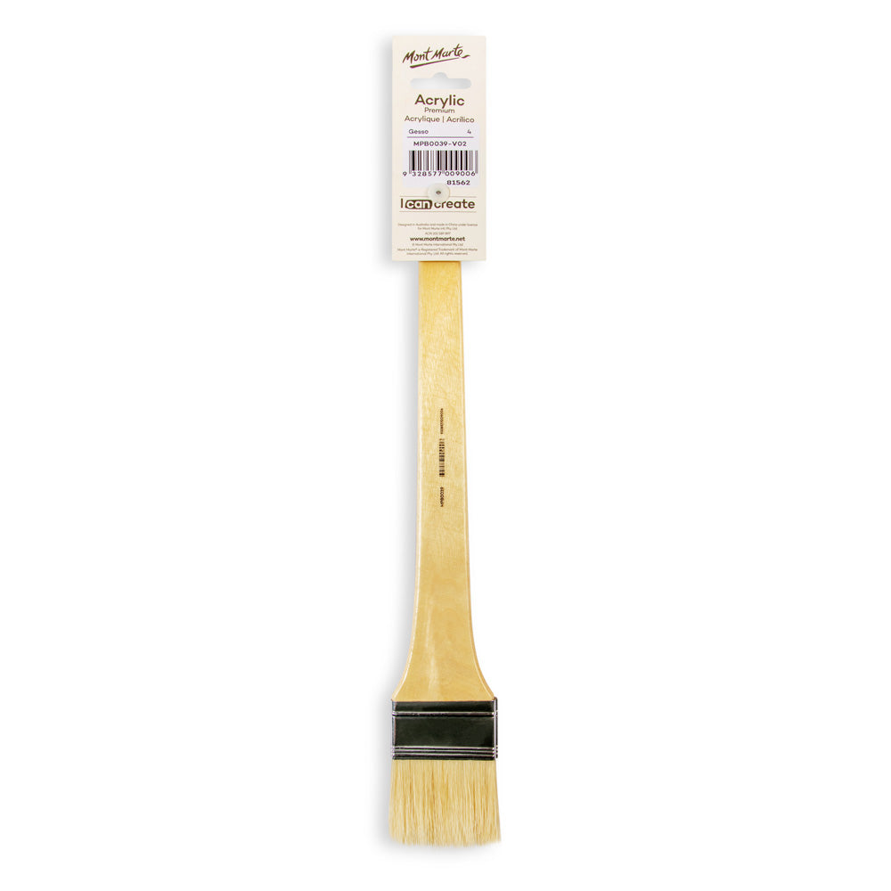 Mont Marte Acrylic Gesso Brush Premium 4