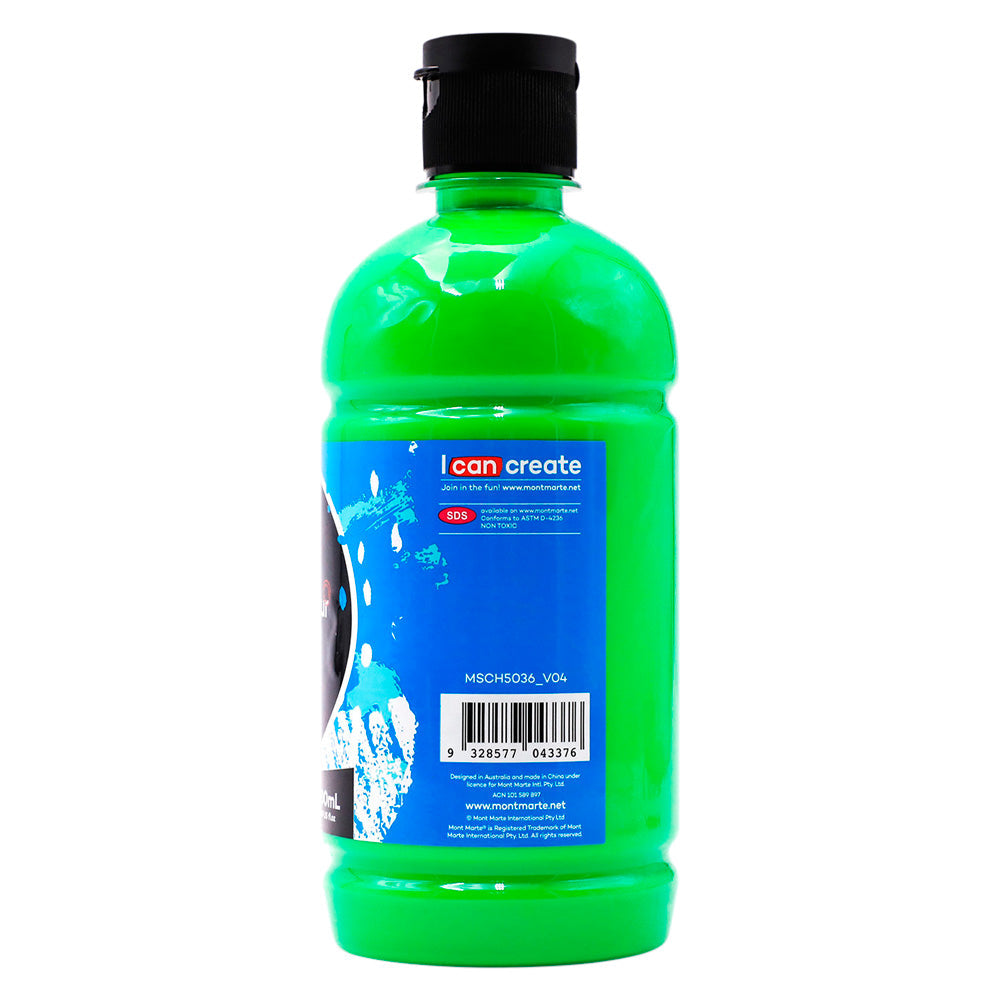 Mont Marte Acrylic Colour Signature 500Ml 16 9 Us Fl Oz Monastral Green