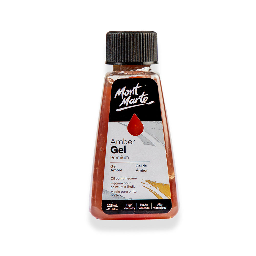 Mont Marte Amber Gel Premium 125Ml (4.23 Us Fl.Oz)