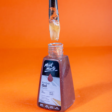 Mont Marte Amber Gel Premium 125Ml 4 23 Us Fl Oz