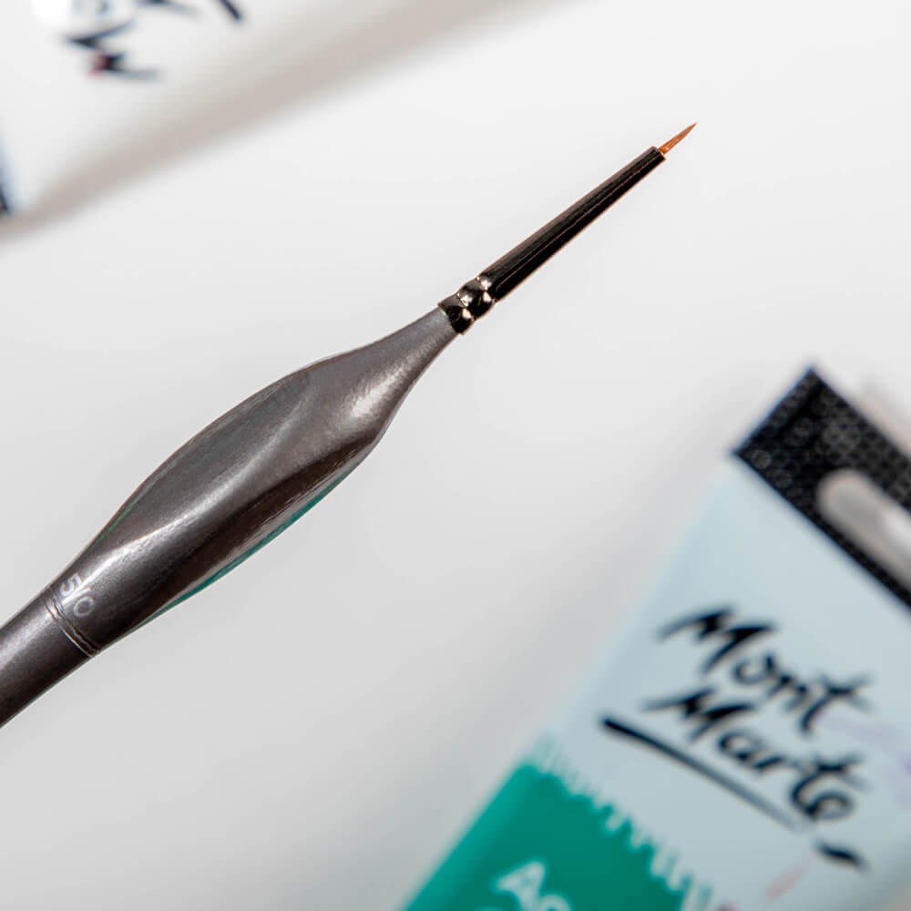 Mont Marte Artist Acrylic Brush Taklon Detailer 5 0