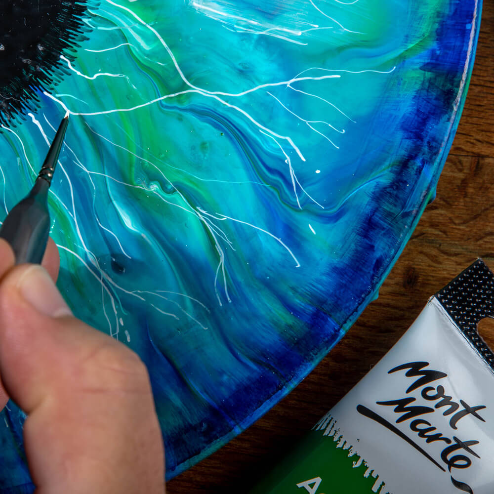 Mont Marte Artist Acrylic Brush Taklon Detailer 5 0