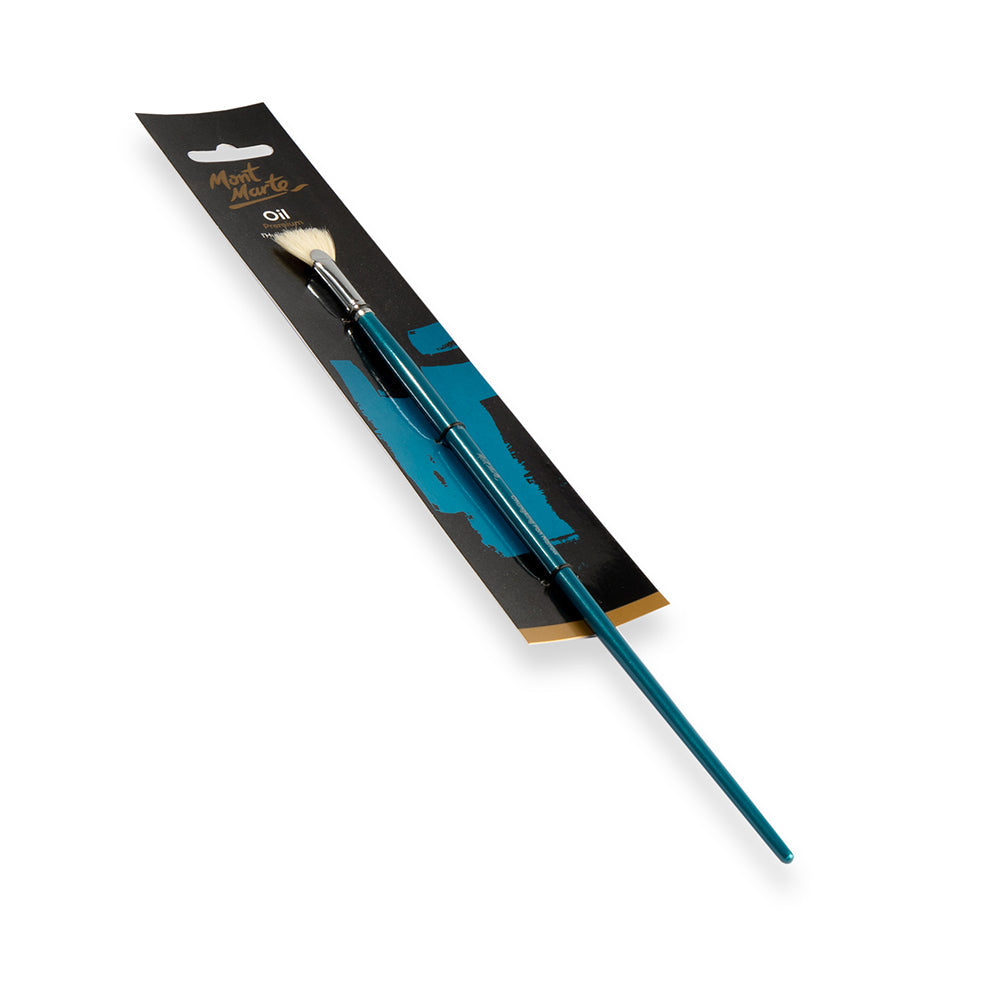 Mont Marte Artist Oil Brush Premium Chungking Fan Narrow 4