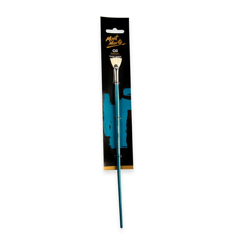 Mont Marte Artist Oil Brush Premium Chungking Fan Narrow 4