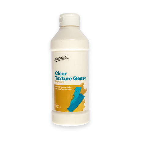 Mont Marte Clear Texture Gesso Premium 500ml