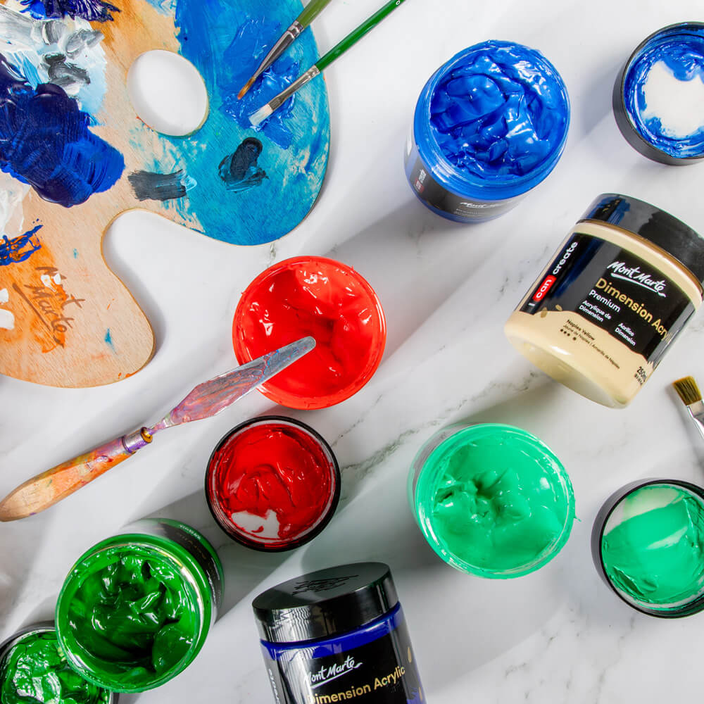 Mont Marte Dimension Acrylic Premium 250Ml 8 5 Us Fl Oz Sand