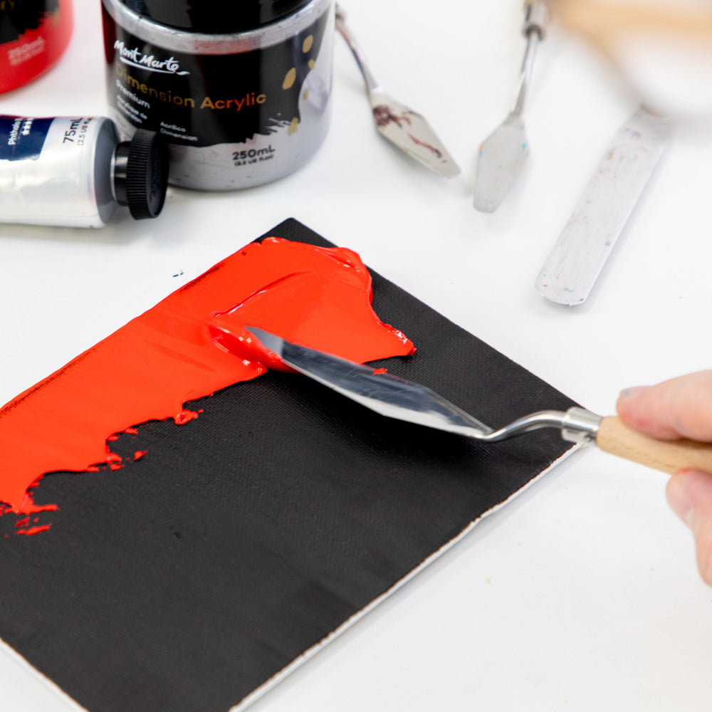 Mont Marte Dimension Acrylic Premium 250Ml 8 5 Us Fl Oz Brilliant Red