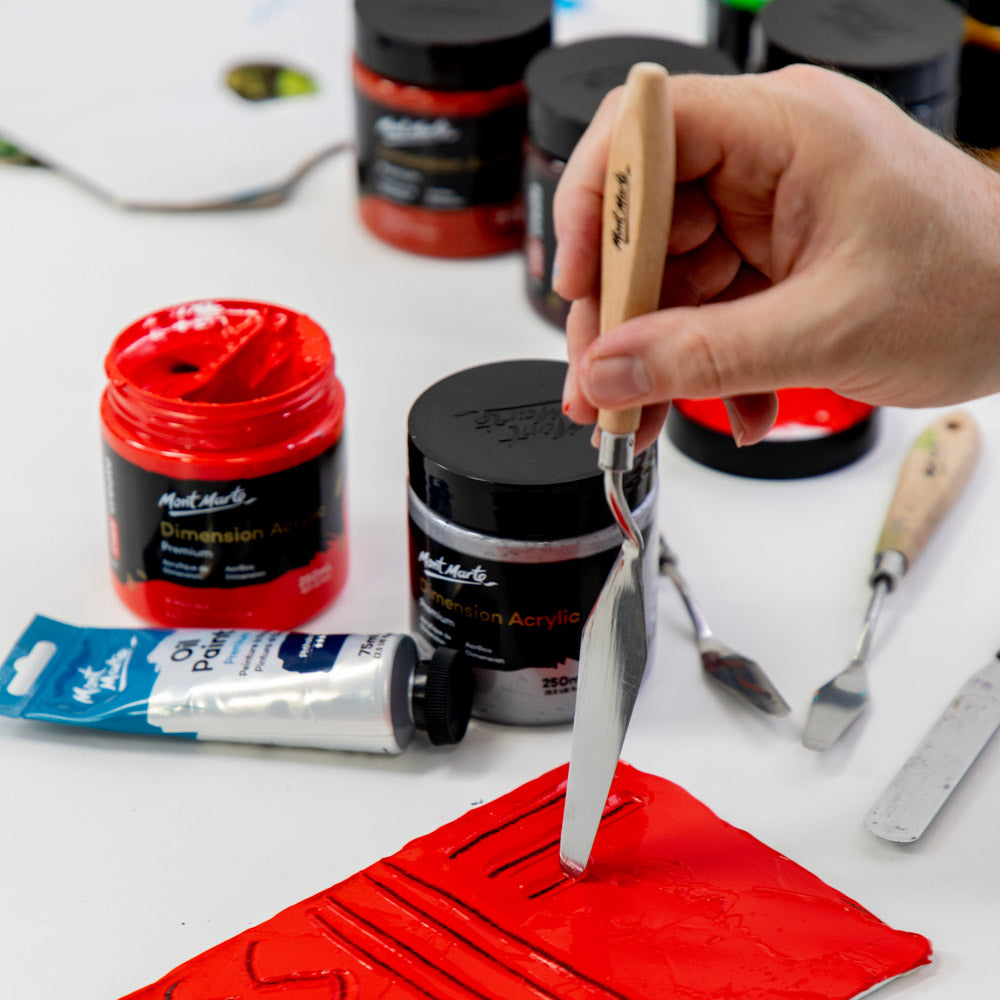 Mont Marte Dimension Acrylic Premium 250Ml 8 5 Us Fl Oz Brilliant Red