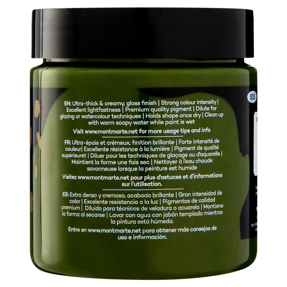 Mont Marte Dimension Acrylic Premium 250Ml 8 5 Us Fl Oz Olive Green