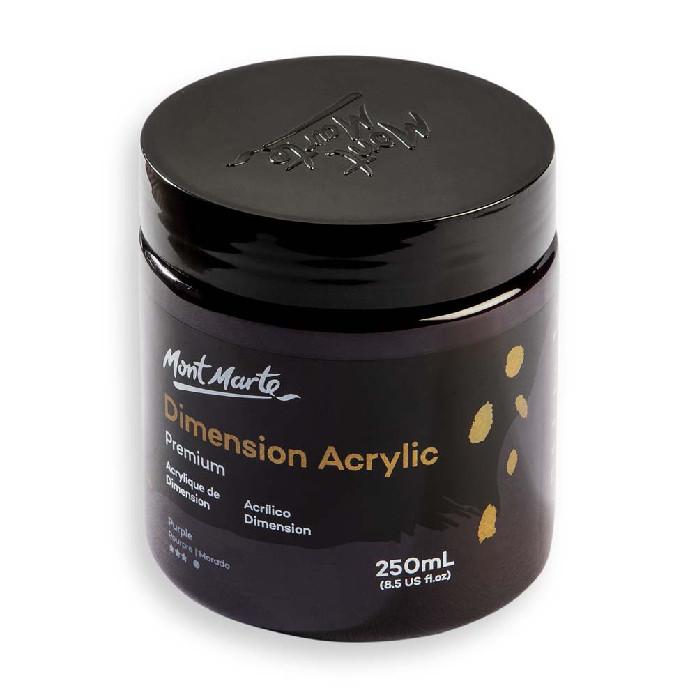 Mont Marte Dimension Acrylic Premium 250Ml 8 5 Us Fl Oz Purple