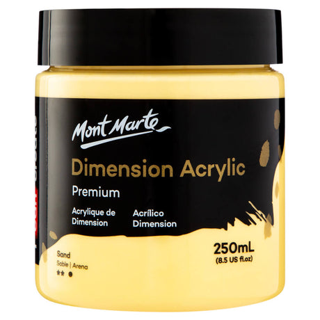 Mont Marte Dimension Acrylic Premium 250ml - Sand