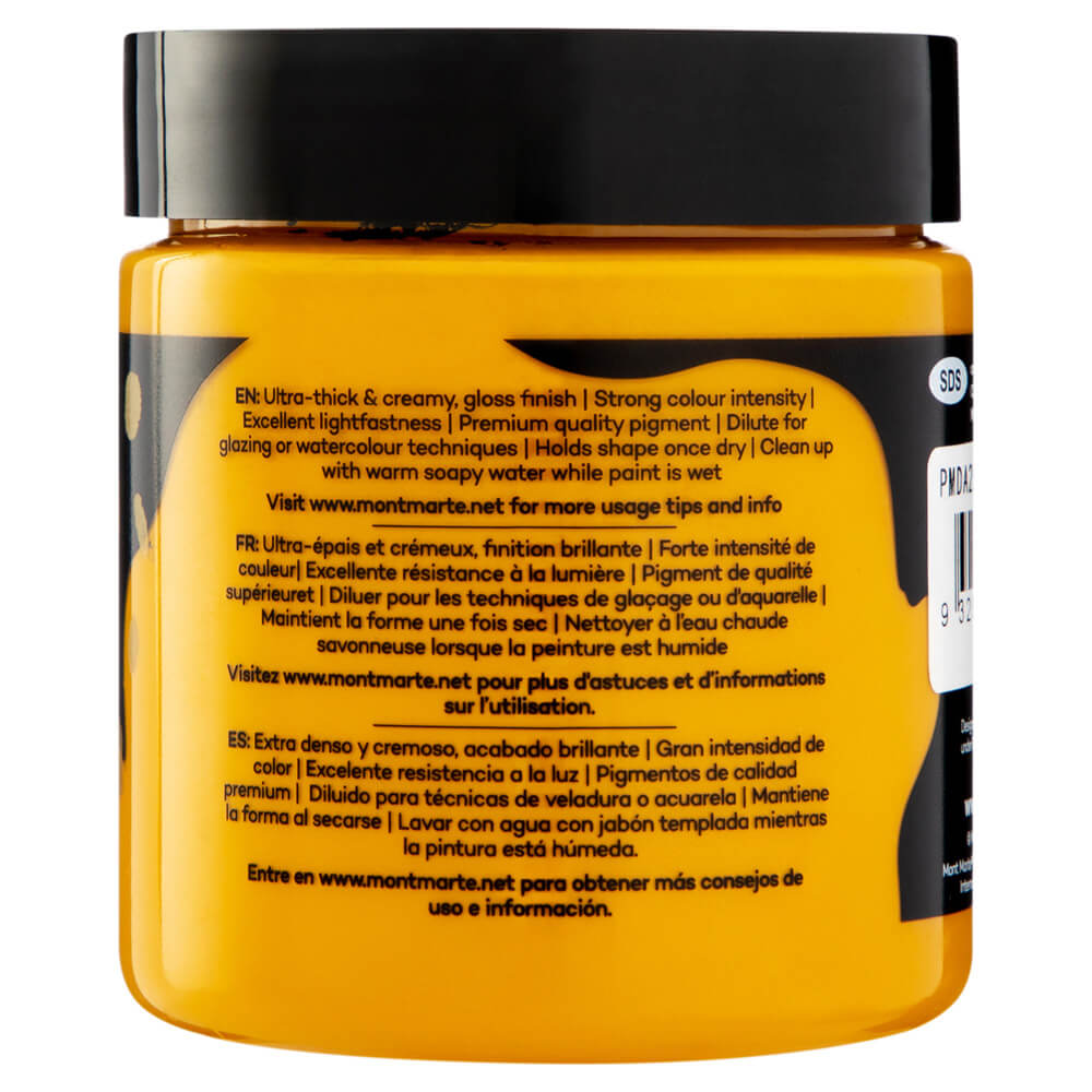 Mont Marte Dimension Acrylic Premium 250Ml 8 5 Us Fl Oz Yellow Ochre