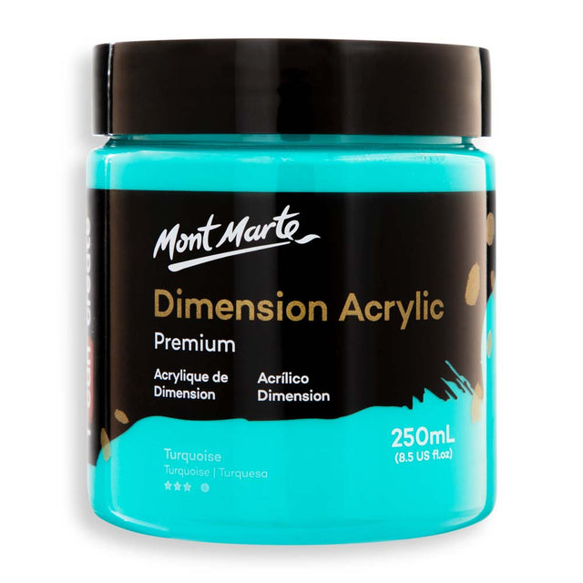 Mont Marte Dimension Acrylic Premium 250ml - Turquoise