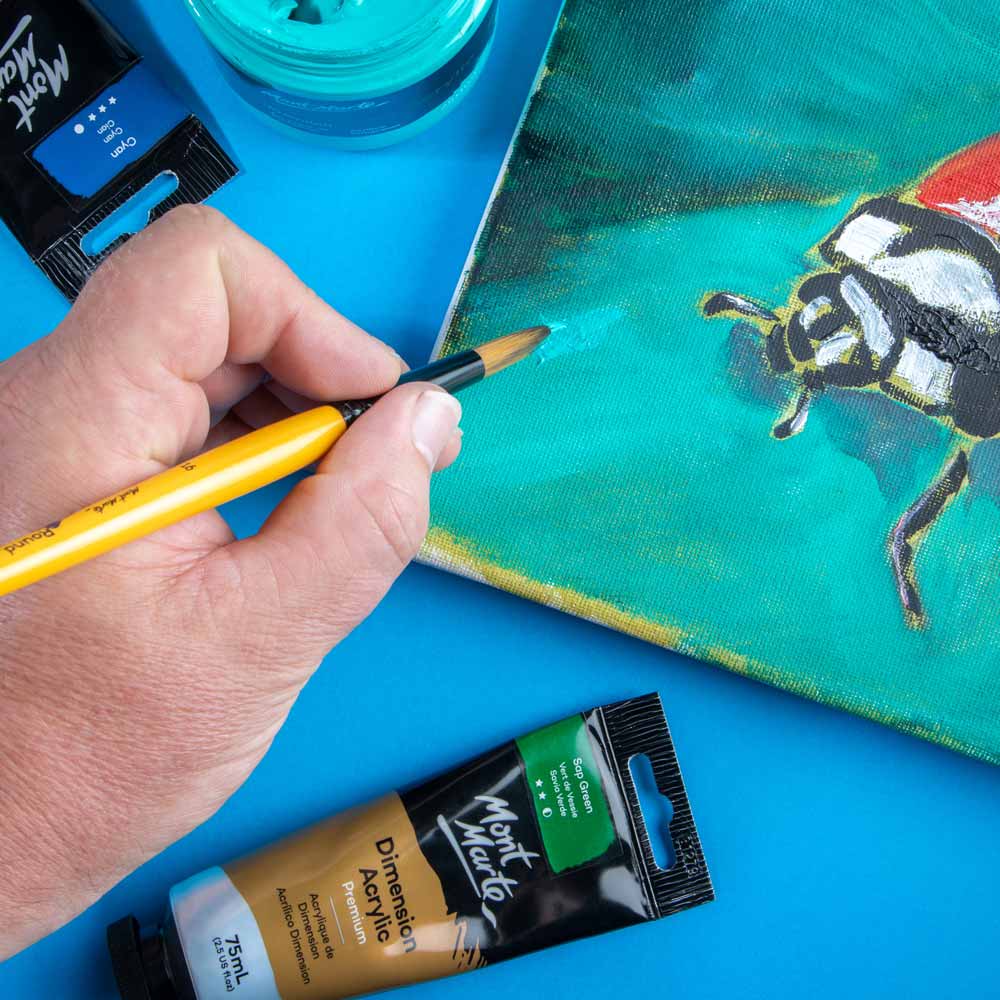 Mont Marte Dimension Acrylic Premium 250Ml 8 5 Us Fl Oz Turquoise