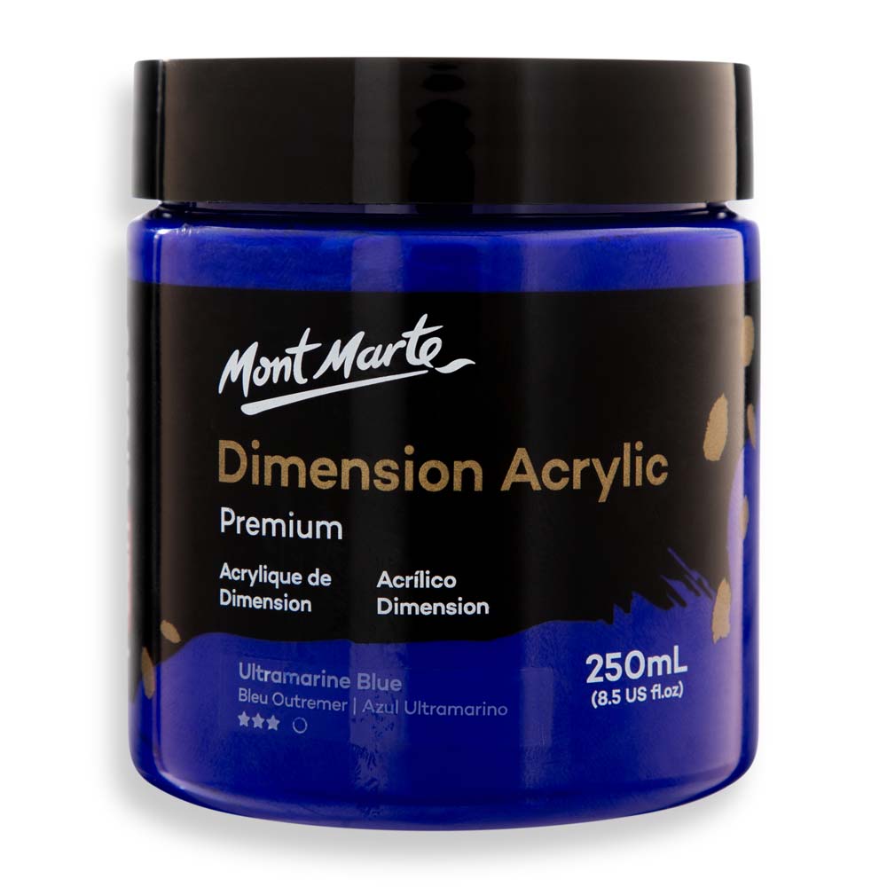 Mont Marte Dimension Acrylic Premium 250ml - Ultramarine Blue