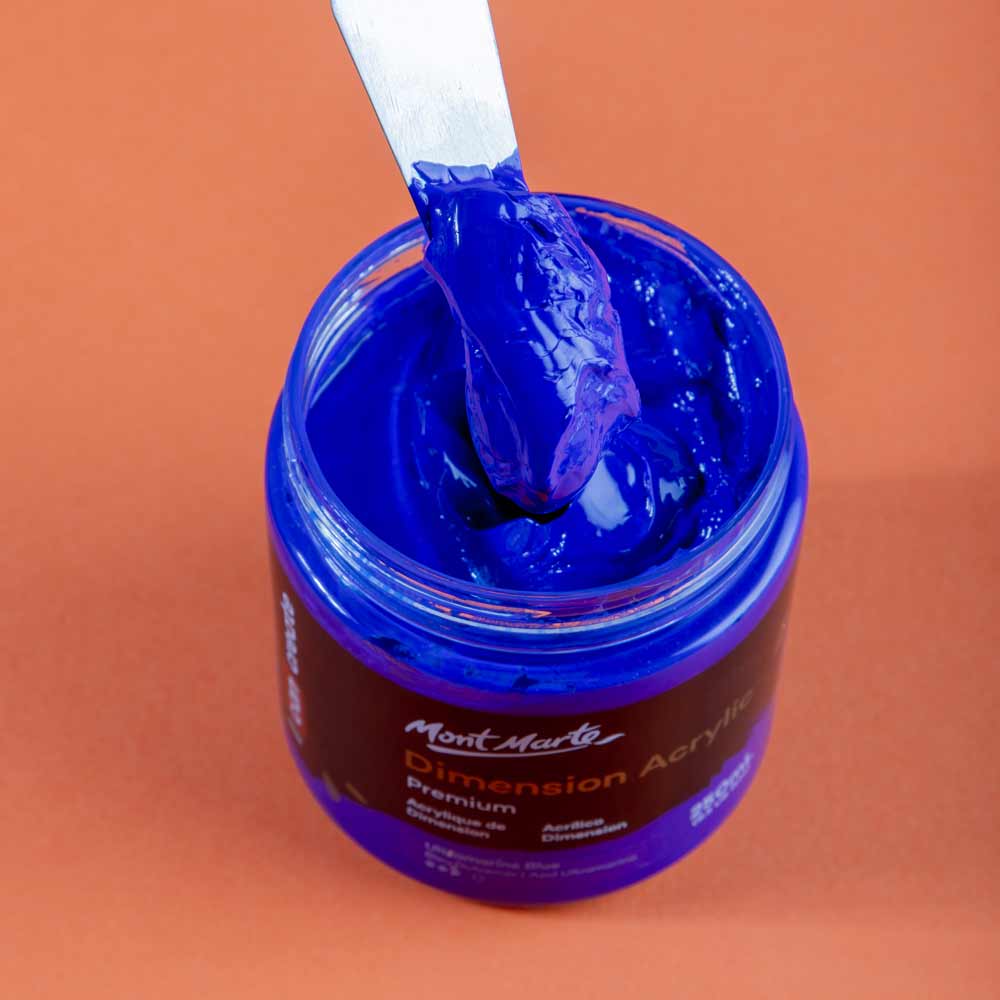 Mont Marte Dimension Acrylic Premium 250Ml 8 5 Us Fl Oz Ultramarine Blue