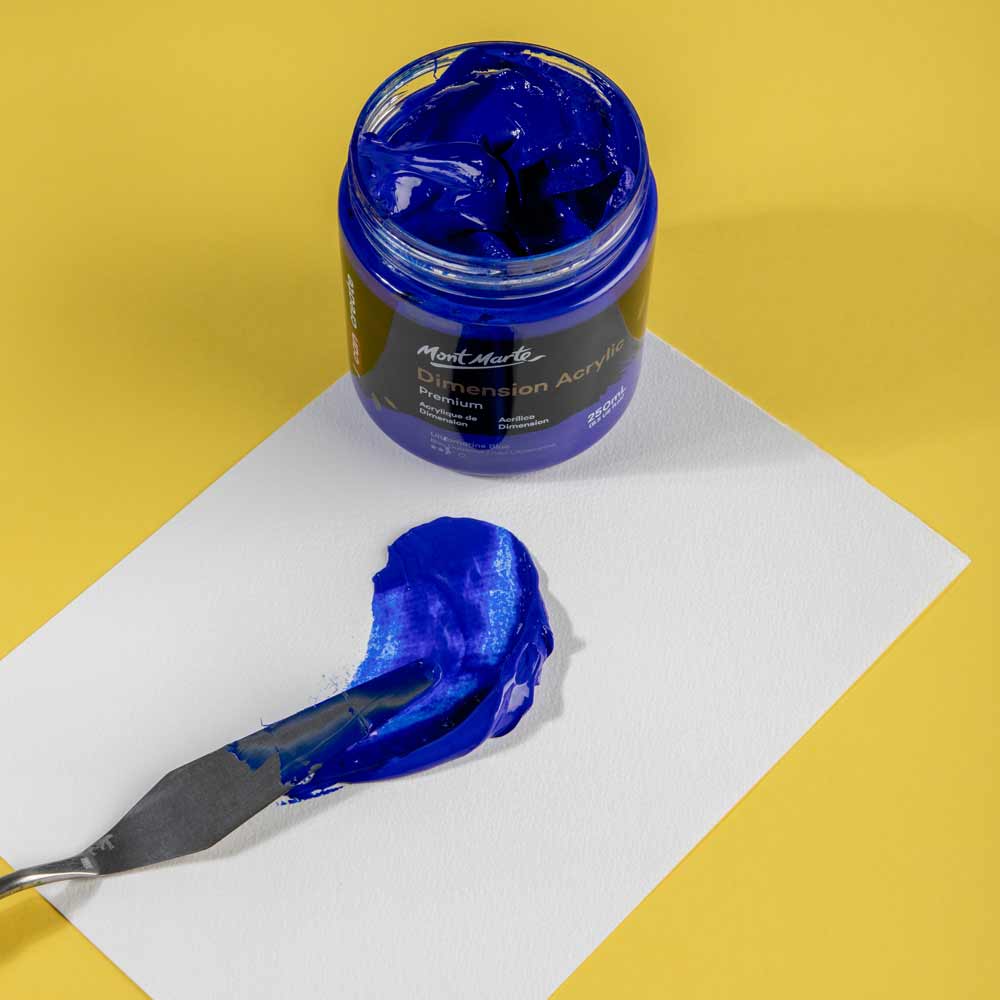 Mont Marte Dimension Acrylic Premium 250Ml 8 5 Us Fl Oz Ultramarine Blue