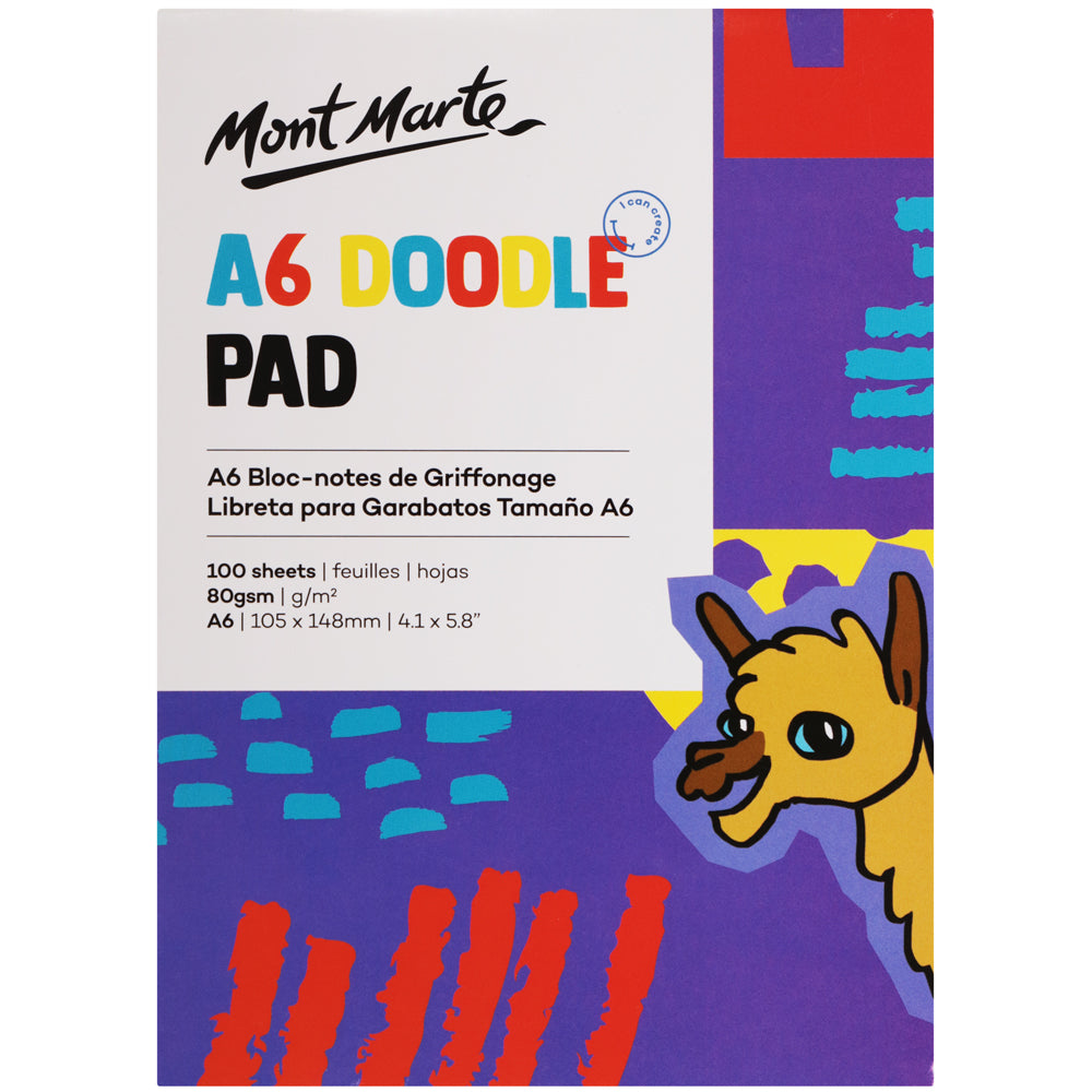 Mont Marte Doodle Pad A6 100 Sheet