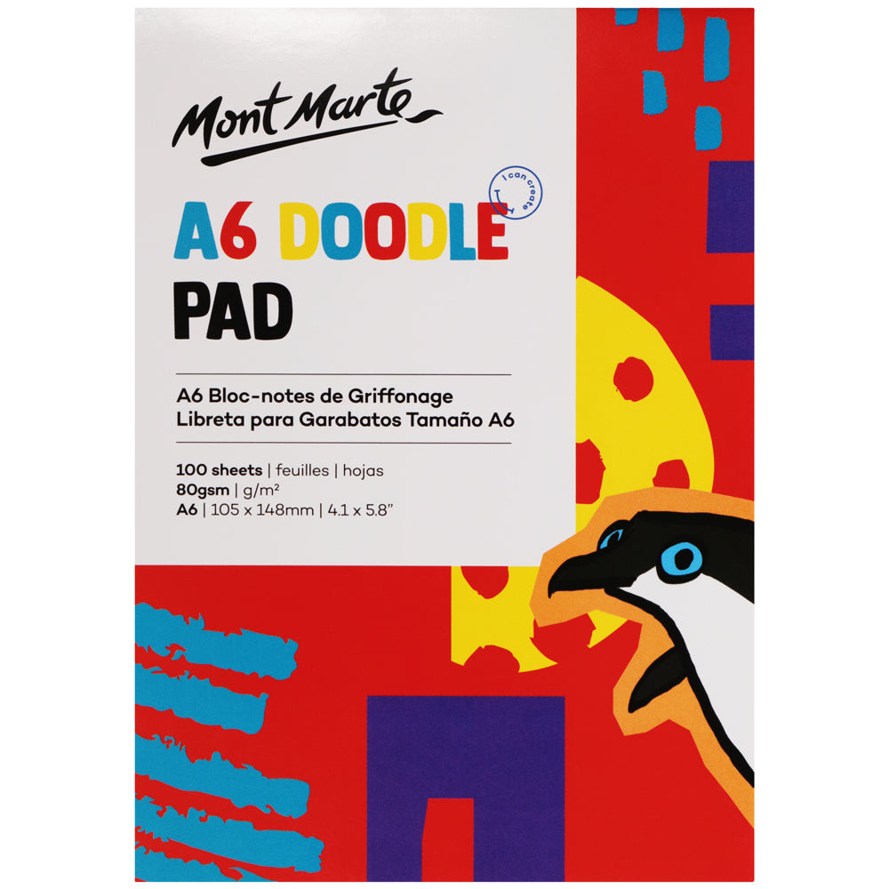 Mont Marte Doodle Pad A6 100 Sheet