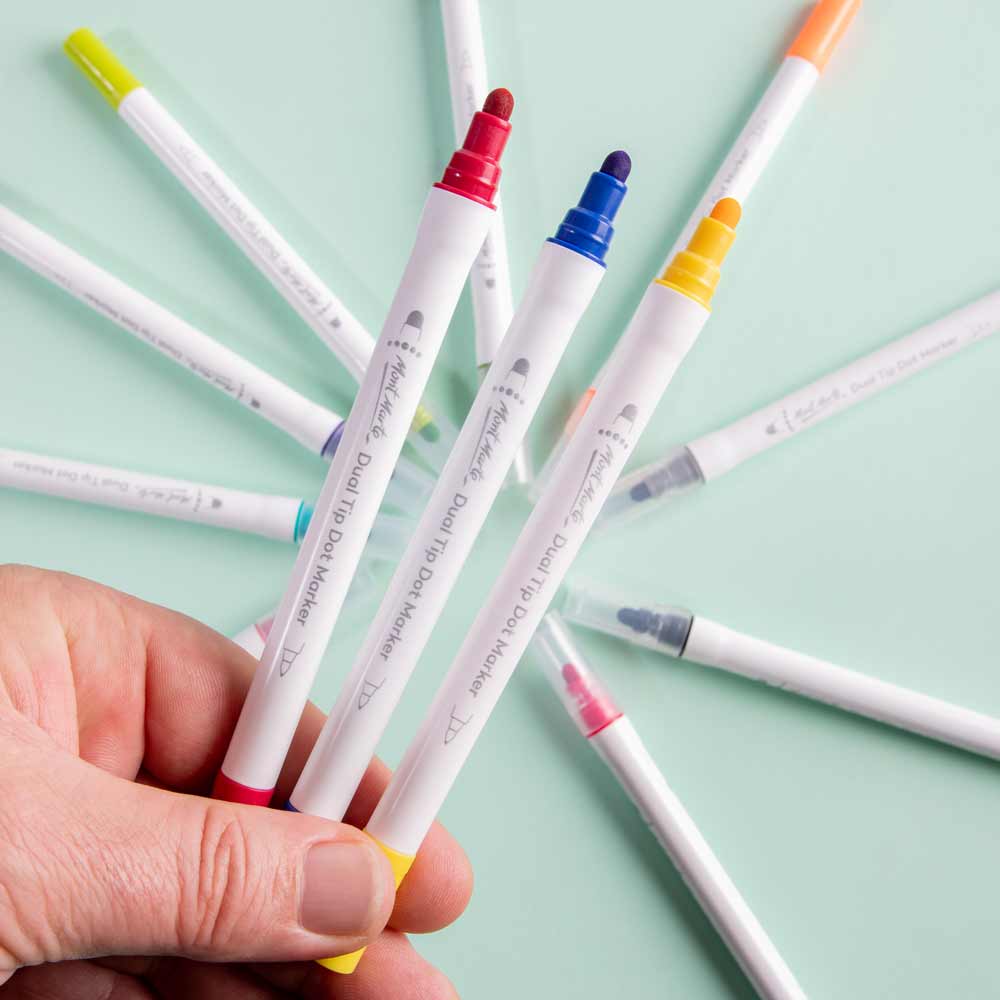 Mont Marte Dual Tip Dot Markers Signature 12Pc