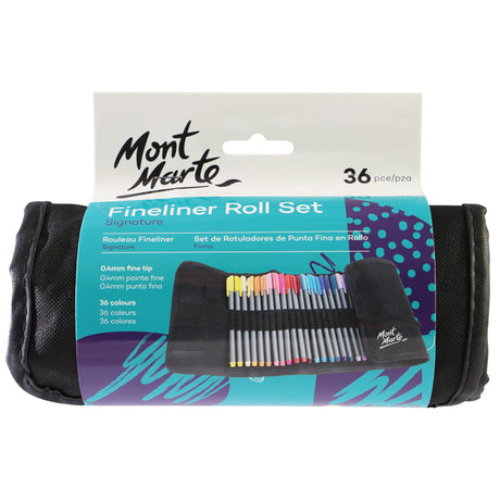 Mont Marte Fineliner Roll Set