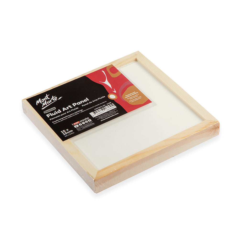 Mont Marte Fluid Art Panel Premium 15 X 15Cm 6 X 6In