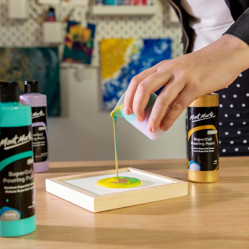 Mont Marte Fluid Art Panel Premium 15 X 15Cm 6 X 6In