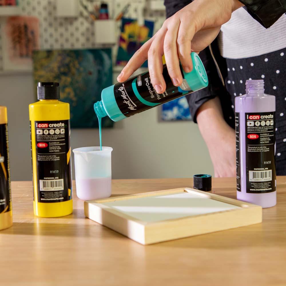 Mont Marte Fluid Art Panel Premium 15 X 15Cm 6 X 6In