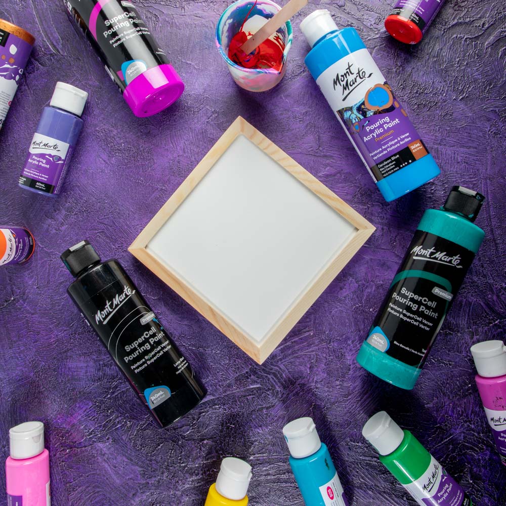 Mont Marte Fluid Art Panel Premium 15 X 15Cm 6 X 6In