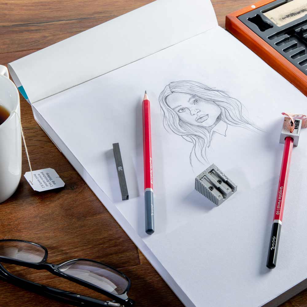 Mont Marte Jumbo Drawing Pad Signature 22 9 X 30 5Cm 9 X 12In 100 Sheet