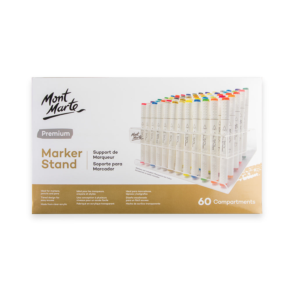 Mont Marte Marker Stand Premium 60 Compartments