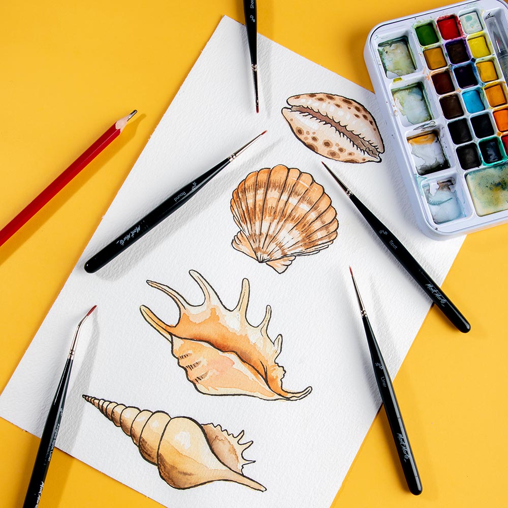 Mont Marte Mini Detail Brushes Signature 5Pc