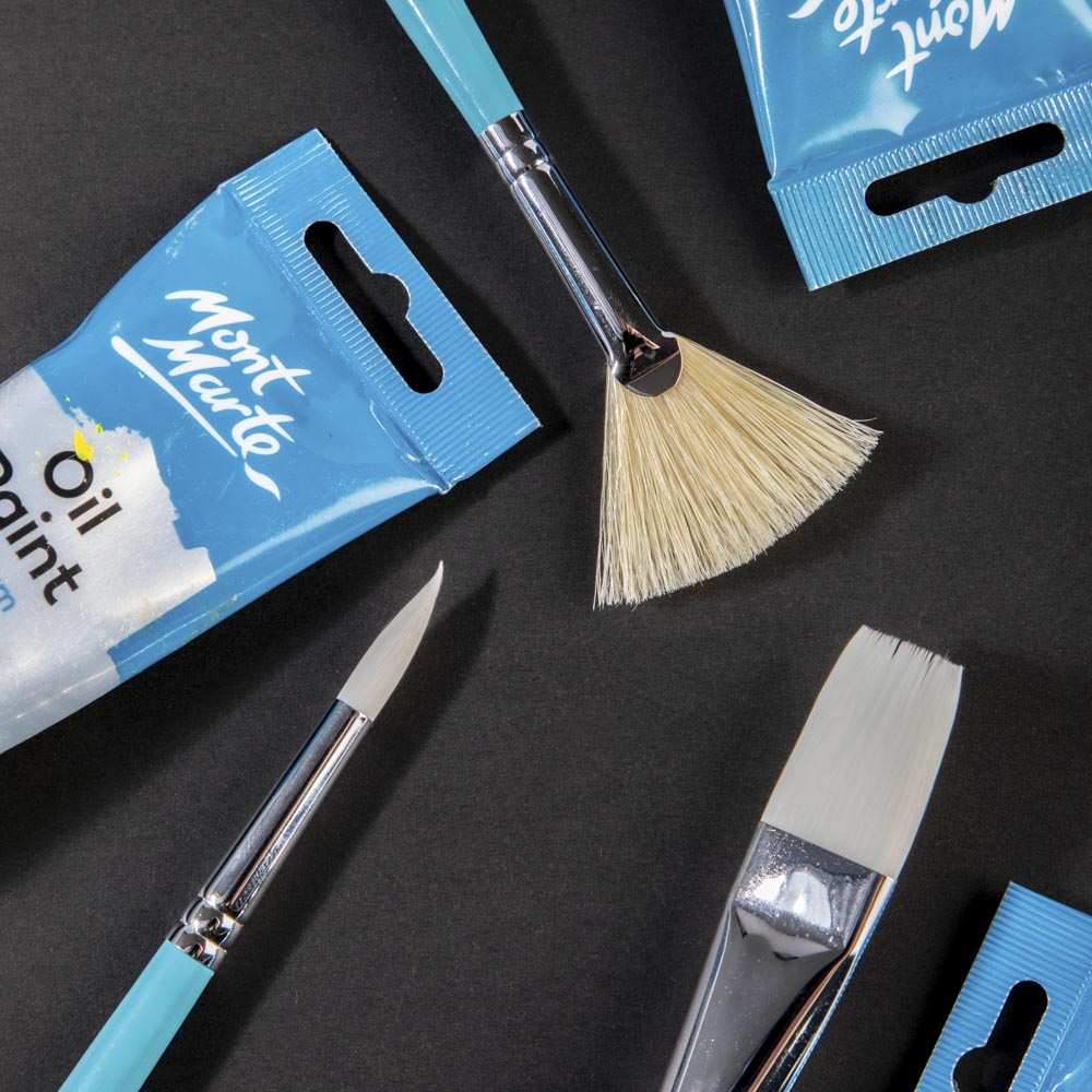 Mont Marte Oil Brushes Signature 3Pc