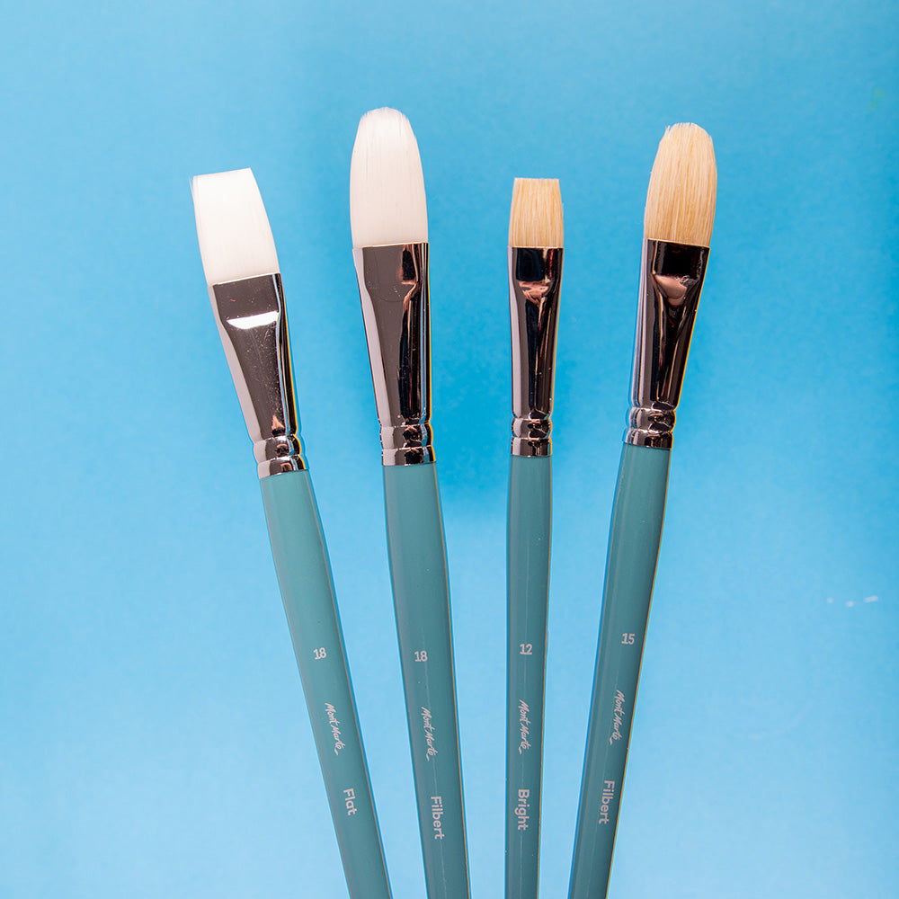 Mont Marte Oil Brushes Signature 4Pc
