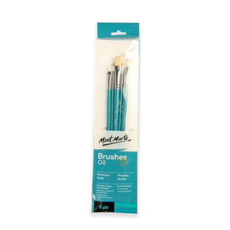 Mont Marte Oil Brushes Signature 5Pc