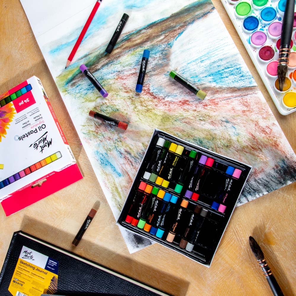 Mont Marte Oil Pastels Signature 24Pc