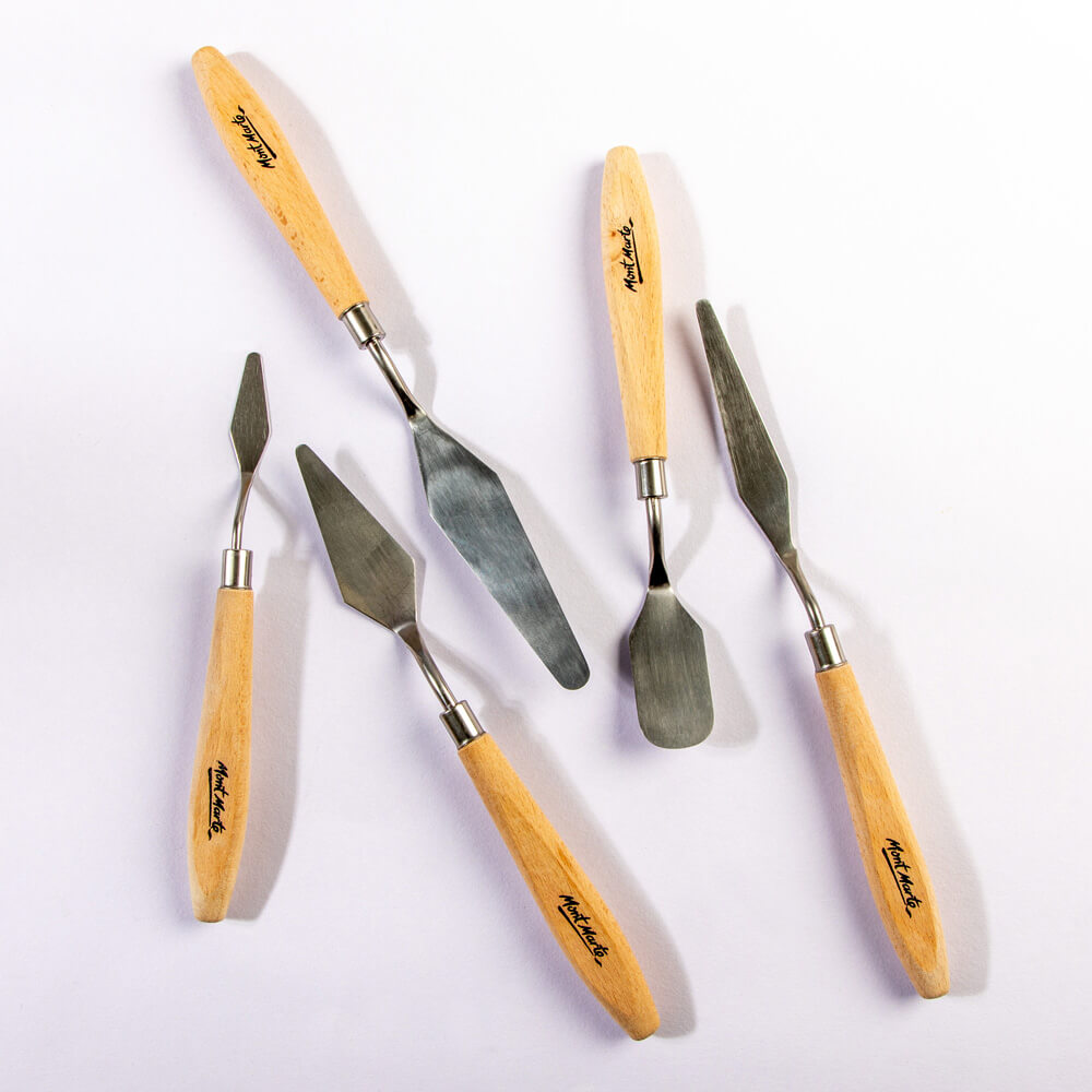Mont Marte Palette Knife Set Signature 5Pc