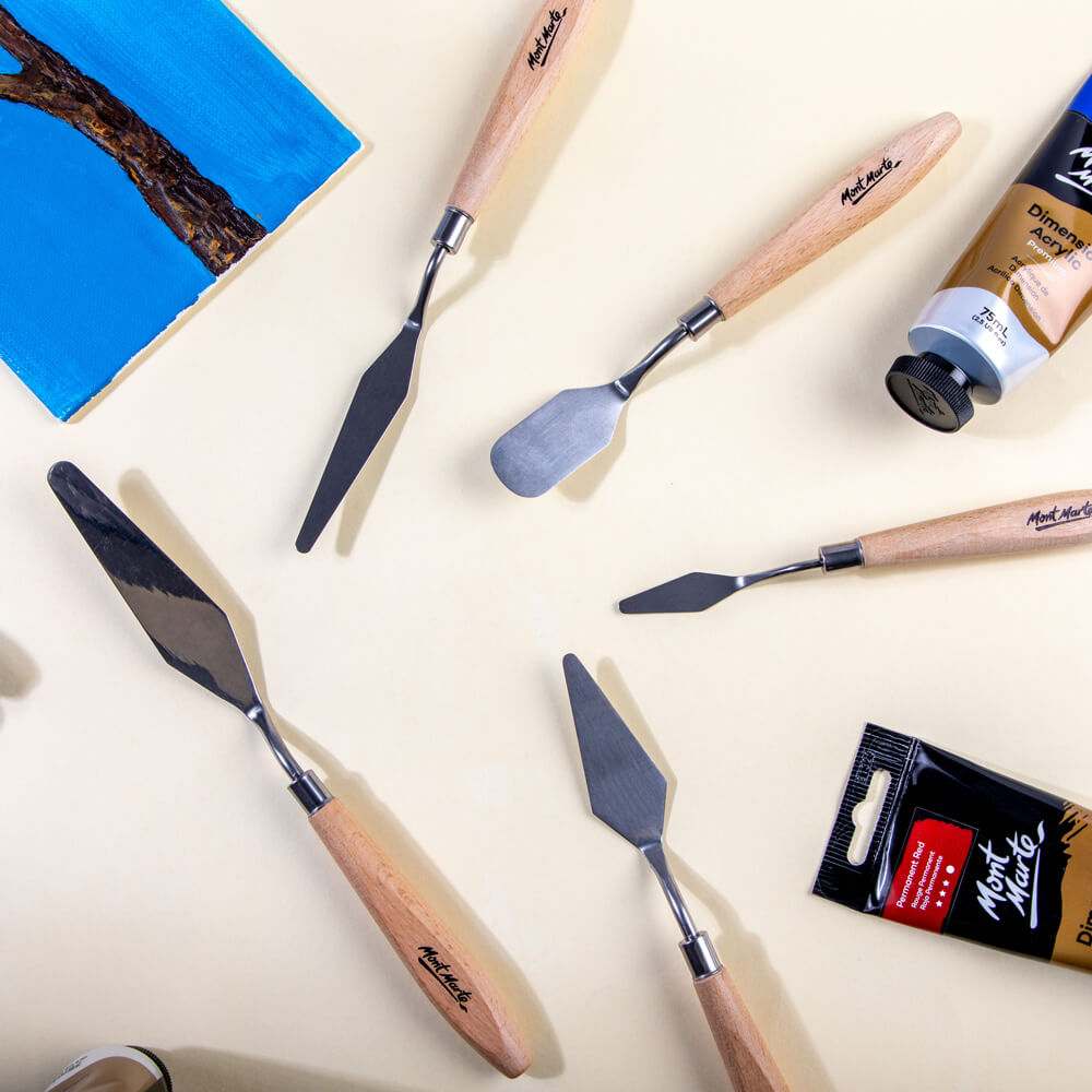 Mont Marte Palette Knife Set Signature 5Pc