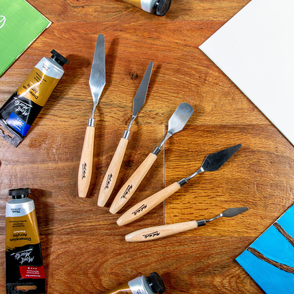 Mont Marte Palette Knife Set Signature 5Pc