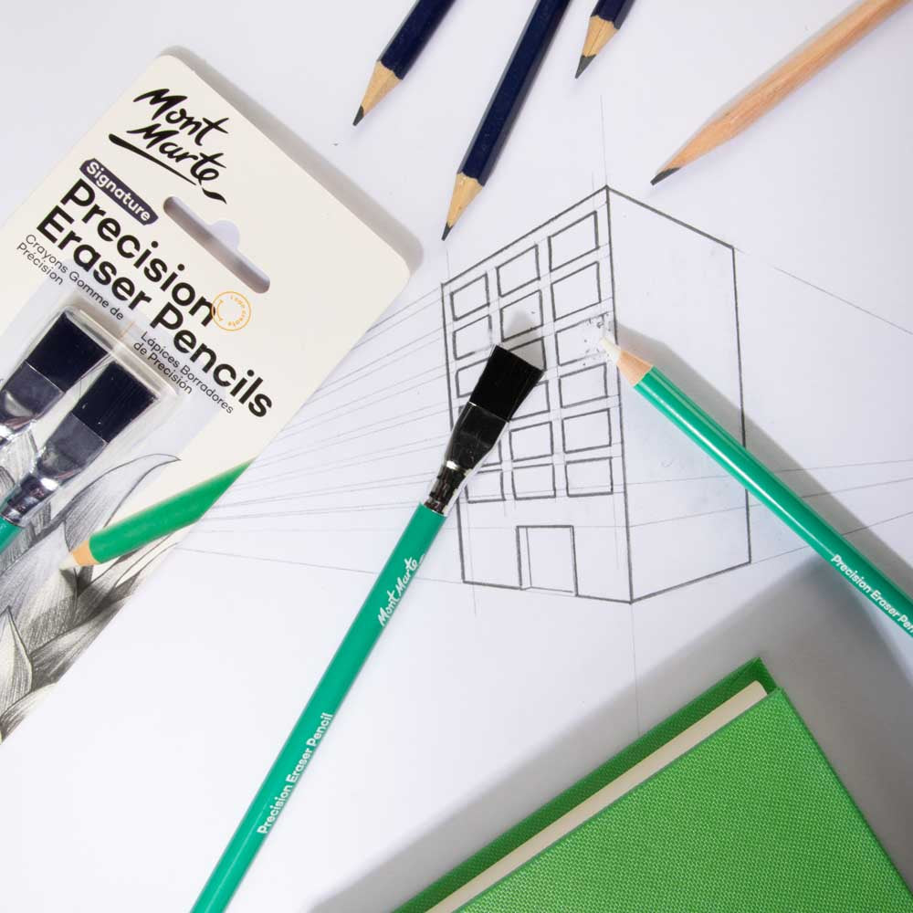 Mont Marte Eraser Pencils Signature 2Pc