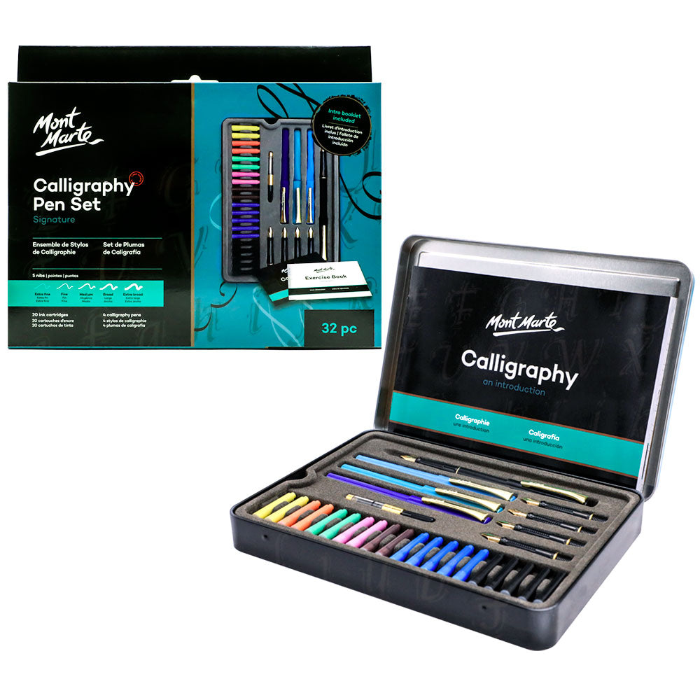 Mont Marte Calligraphy Pen Set Signature 32Pc