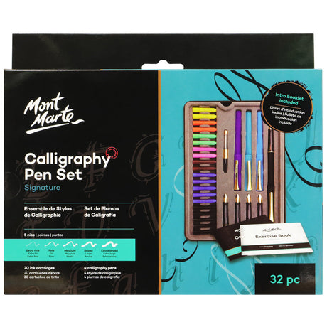 Mont Marte Calligraphy Pen Set Signature 32Pc