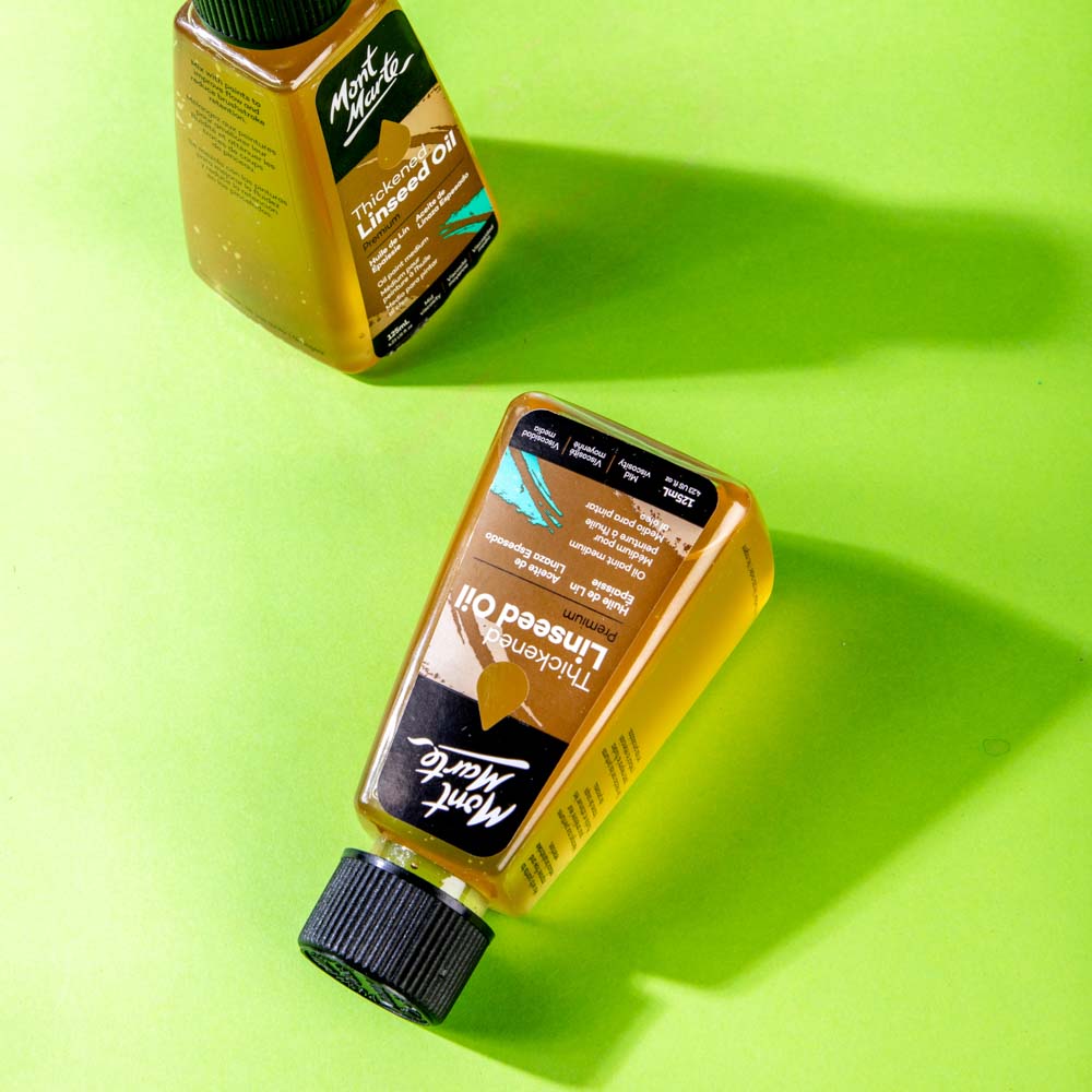Mont Marte Thickened Linseed Oil Premium 125Ml 4 23 Us Fl Oz