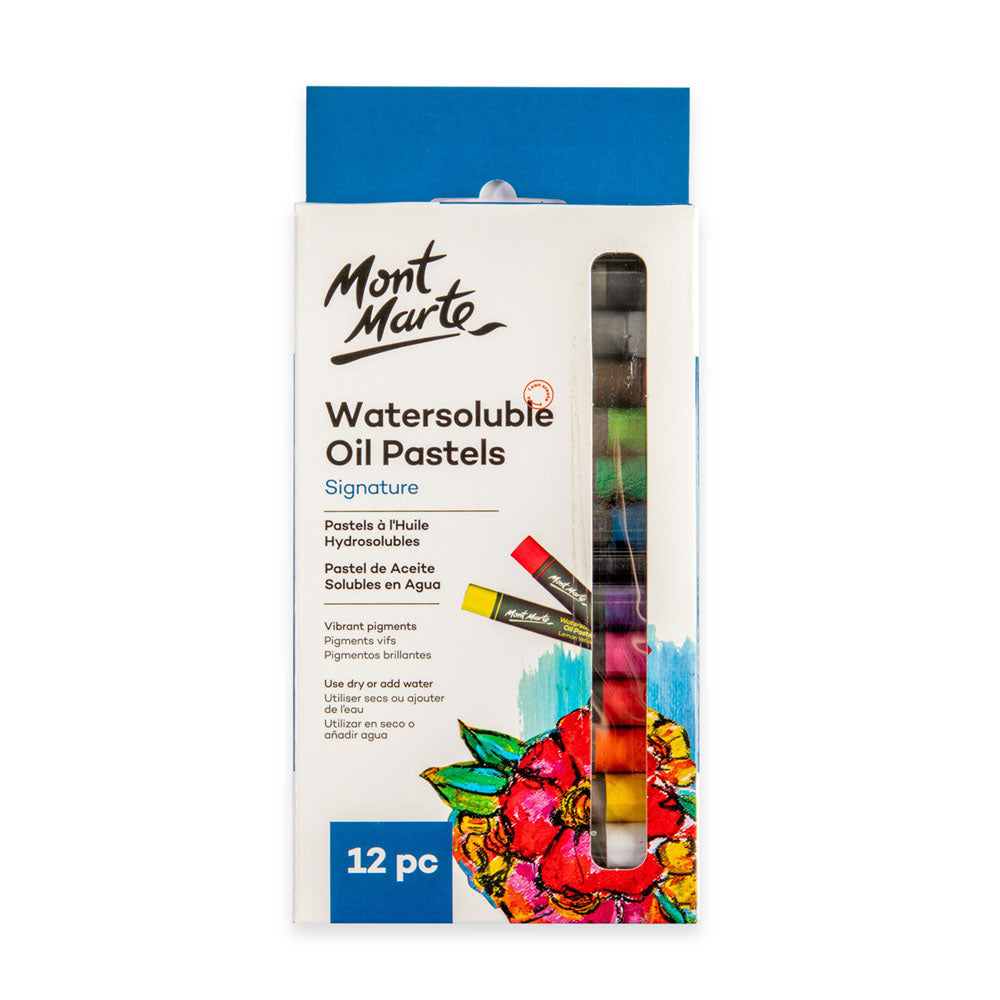 Mont Marte Watersoluble Oil Pastels Signature 12Pc