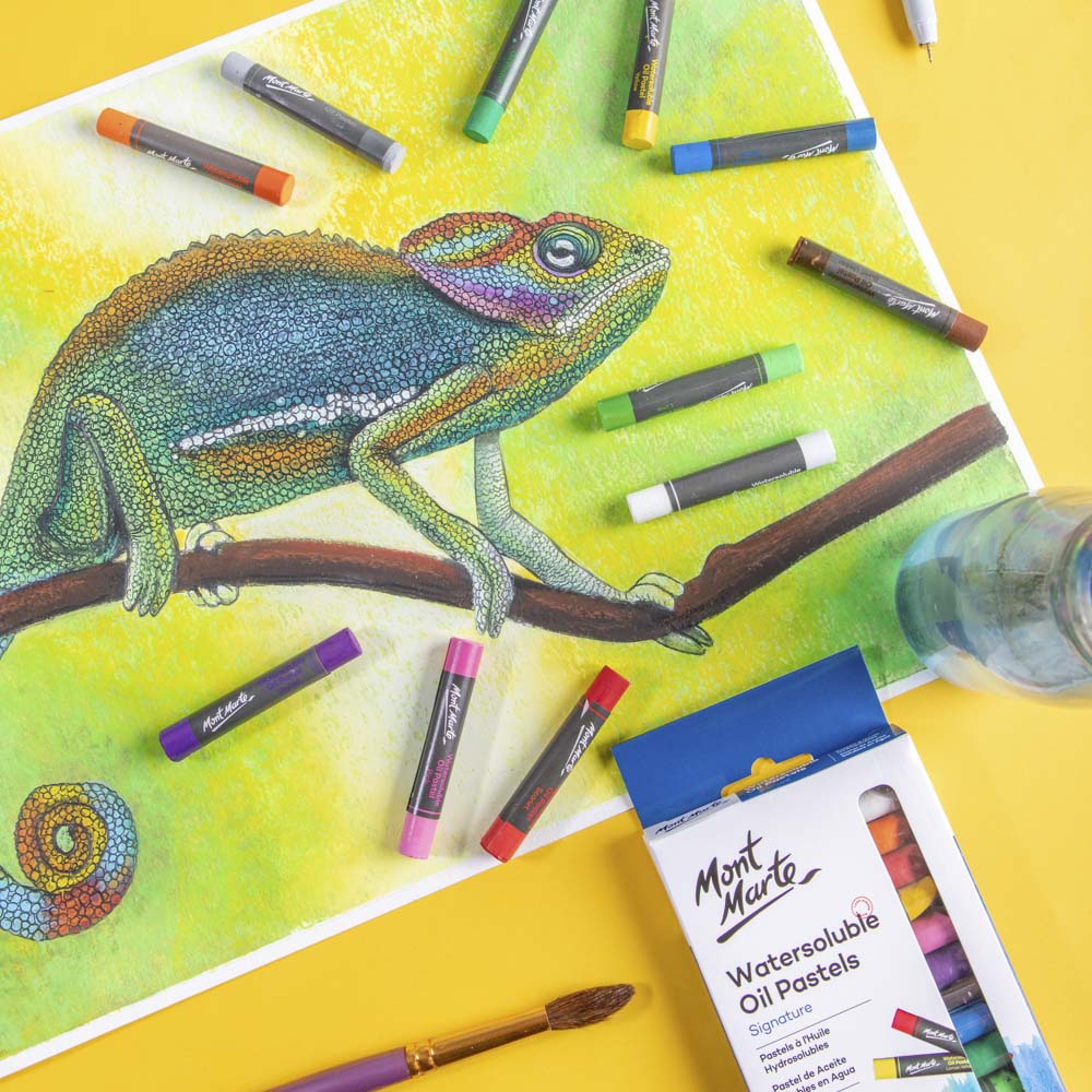 Mont Marte Watersoluble Oil Pastels Signature 12Pc