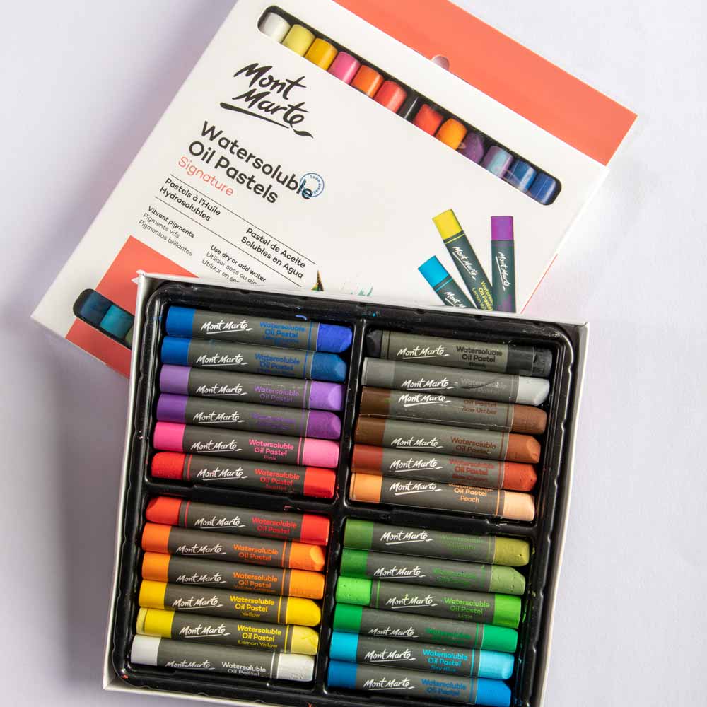 Mont Marte Watersoluble Oil Pastels Signature 24Pc